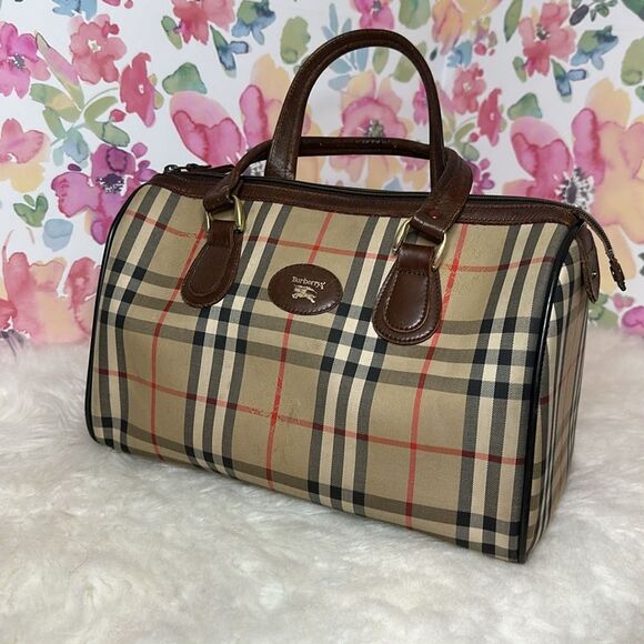 💯Authentic Burberrys Boston Handbag🍀 - Picture 1 of 17